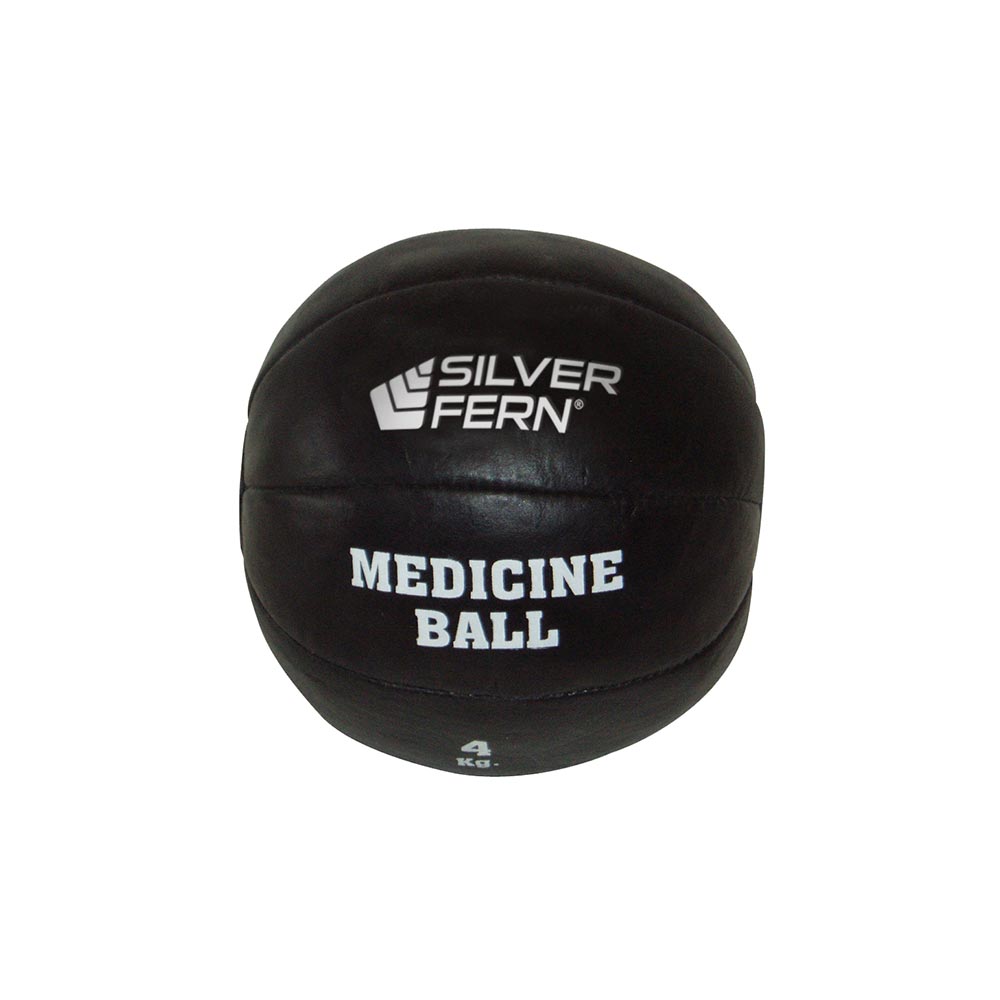 Silver Fern Leather Medicine Ball