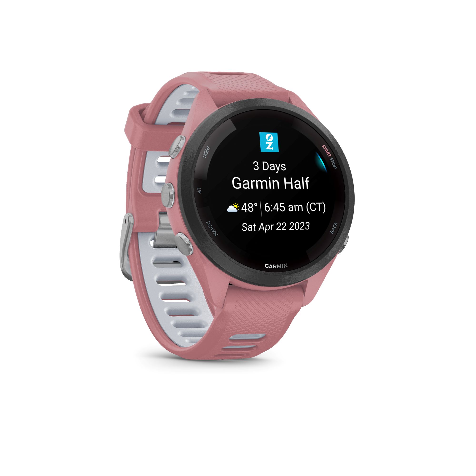 Garmin Forerunner 265S GPS Watch Light Pink/Whitestone