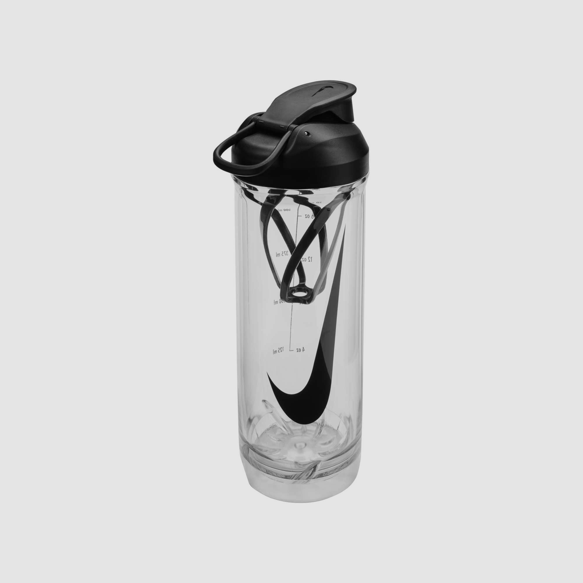 Nike TR Recharge 2.0 Shaker Bottle Clear/Black 24oz