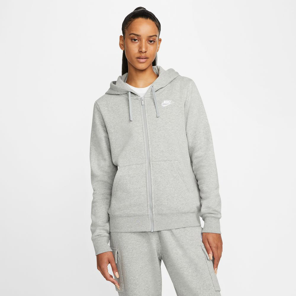 Nike Womens Club Fleece Standard Full Zip Hoody