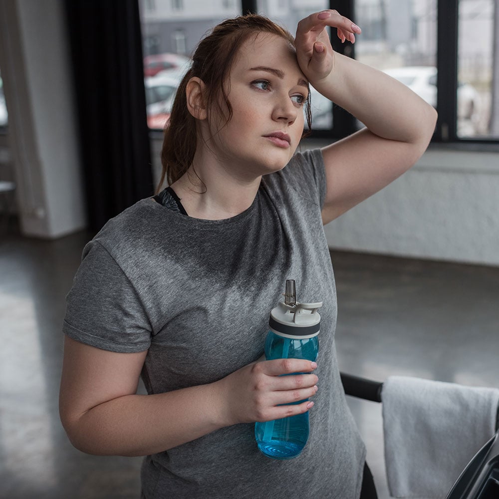 Wearing Grey At Gym