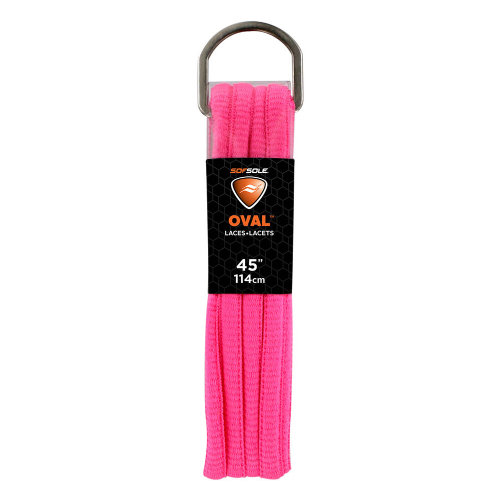 Sof Sole Oval Laces 45in Neon Pink Rebel Sport