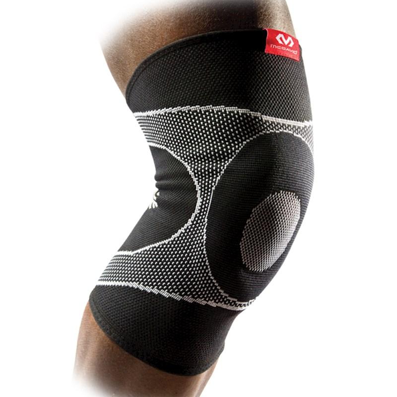 McDavid 4 Way Elastic Knee Sleeve W/Gel Buttress Large