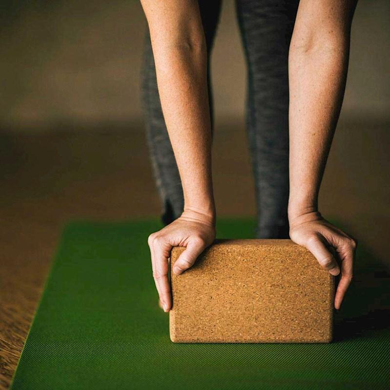 Gaiam cork yoga brick cheap