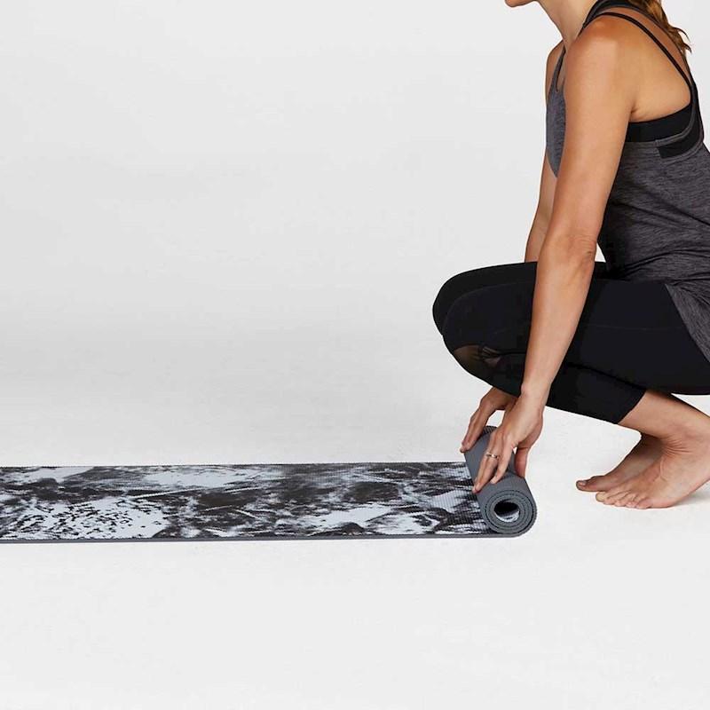 Miniatuur Verstrooien Premedicatie Gaiam Yoga Mat Black Marble 6mm | Rebel Sport