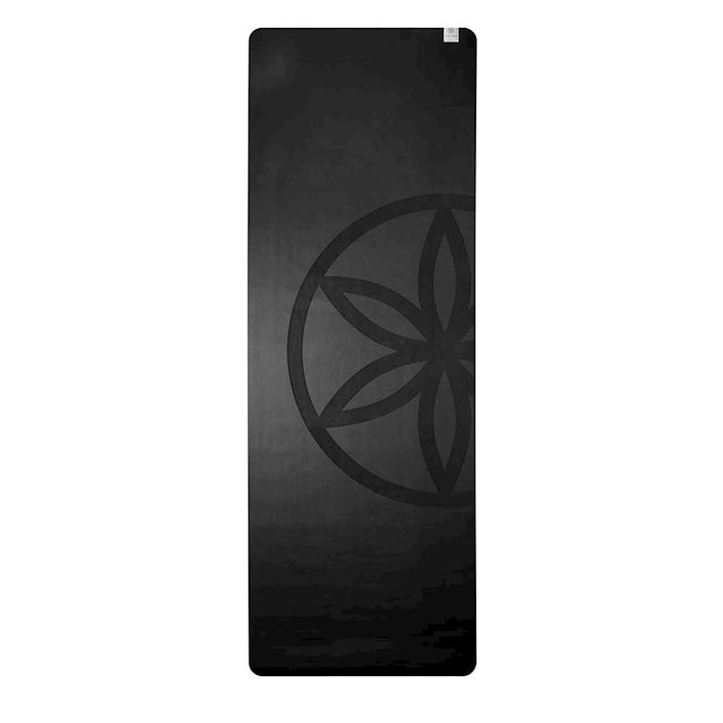 Gaiam Dry Grip Yoga Mat Black 4mm Rebel Sport