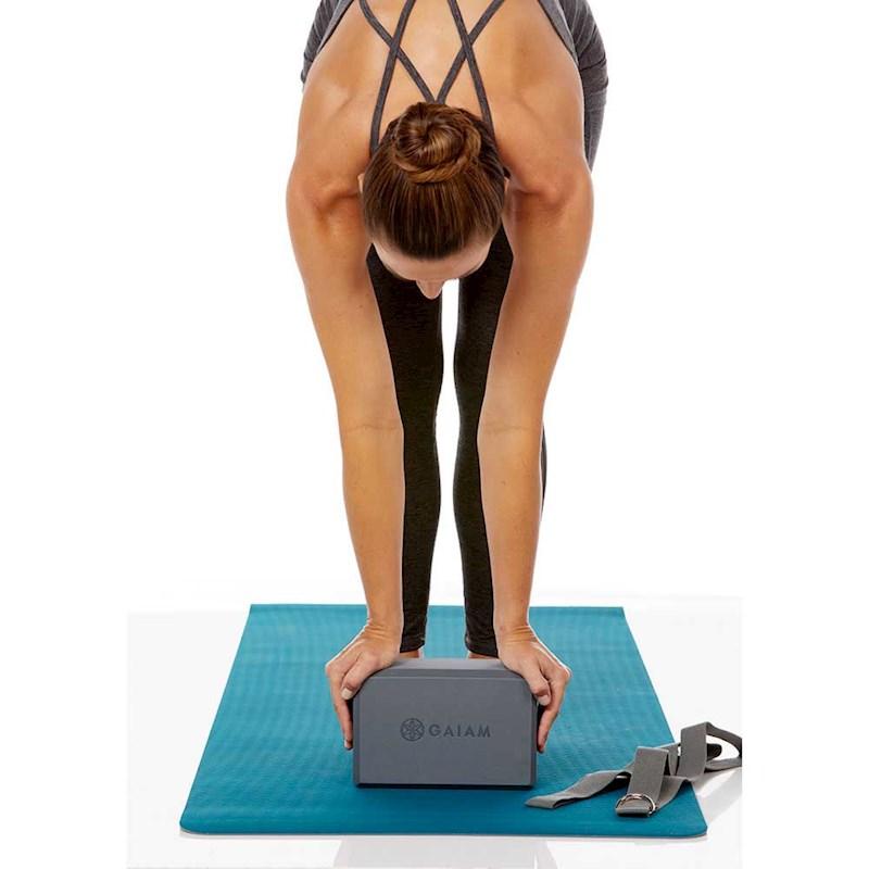 Gaiam Yoga Block Strap Combo Rebel Sport