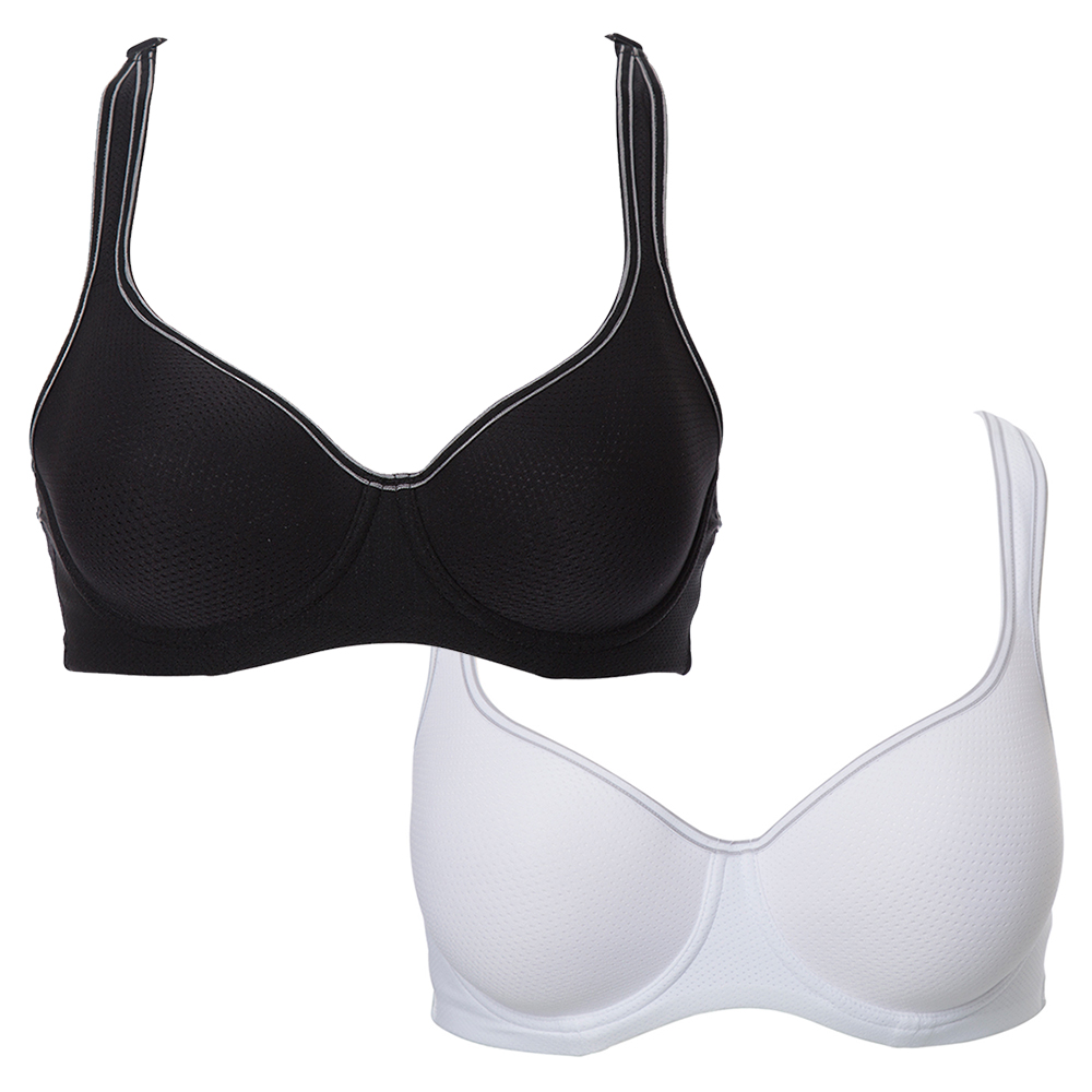 Download Triumph Womens Triaction Racerback Bra 2 Pack | Rebel Sport