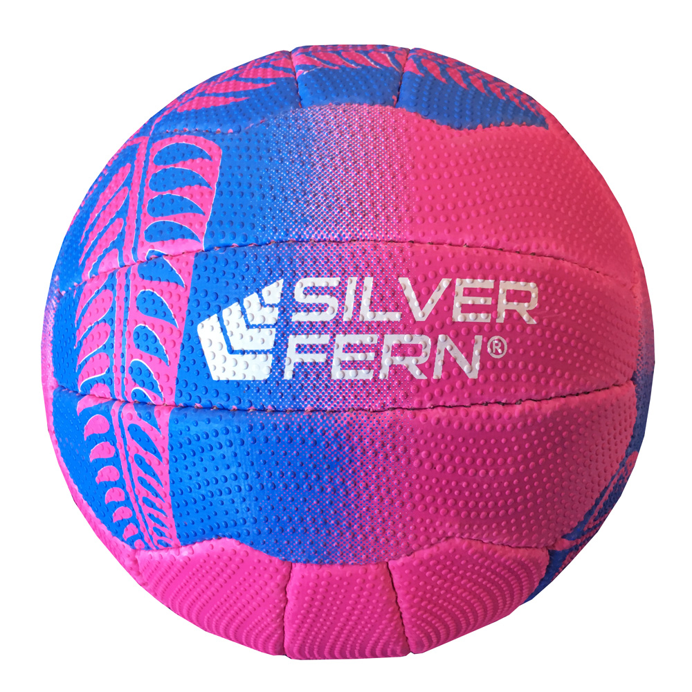 Silver Fern Falcon Netball Pink /Blue size 5