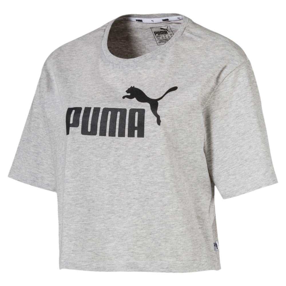 Puma Womens Essential Cropped Tshirt | Rebel Sport