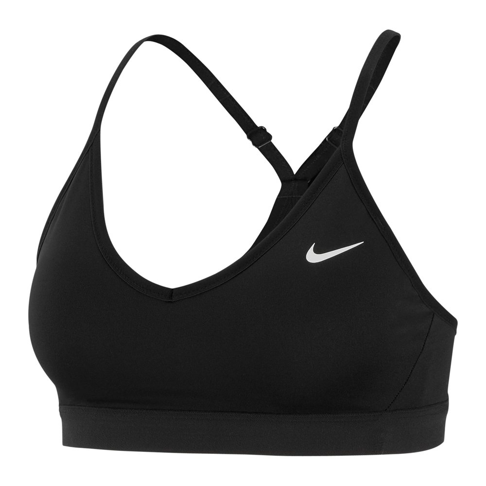 nike white indy sports bra