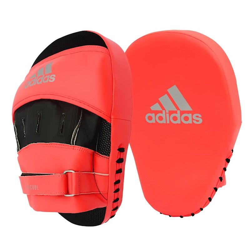 adidas Curved Focus Mitts Red/Black/Silver