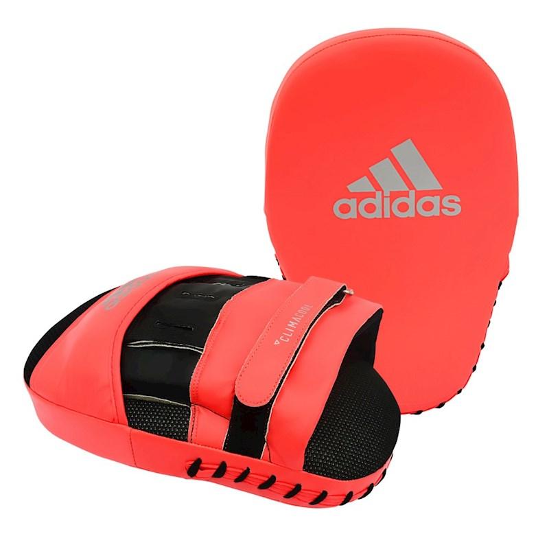 adidas Curved Focus Mitts Red/Black/Silver