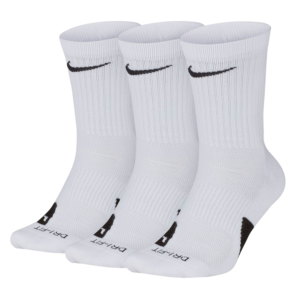 Nike Elite Crew Basketball Sock 3 Pack | Rebel Sport