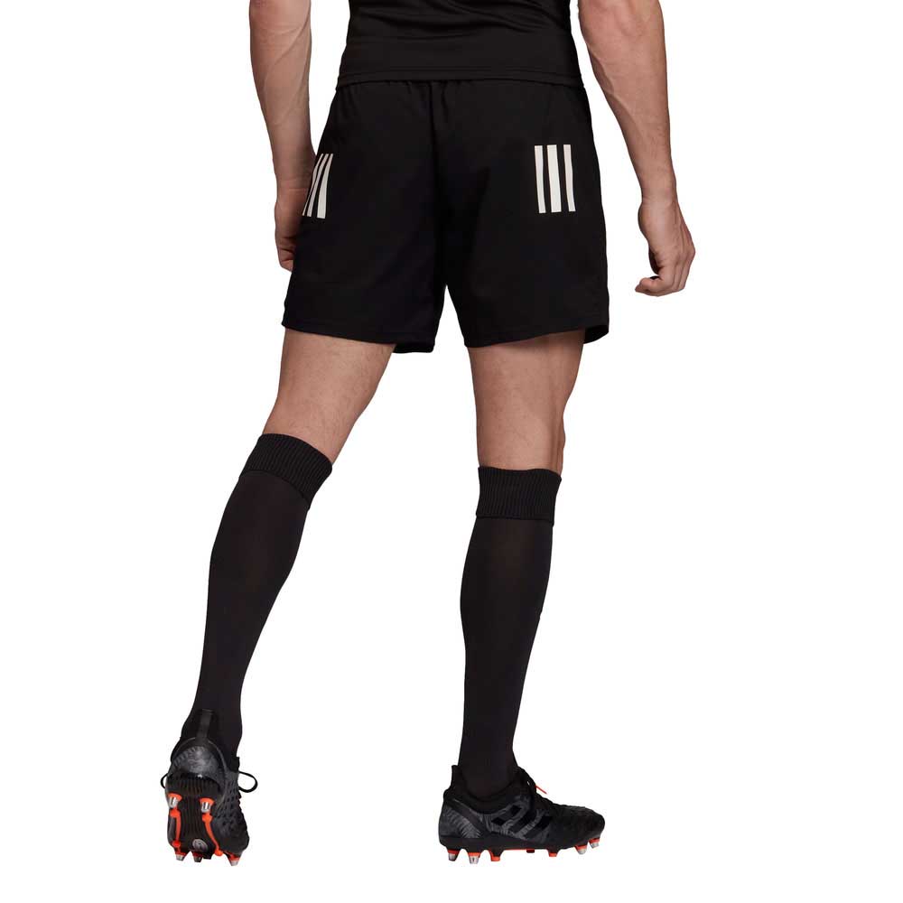 adidas 3 stripe rugby shorts