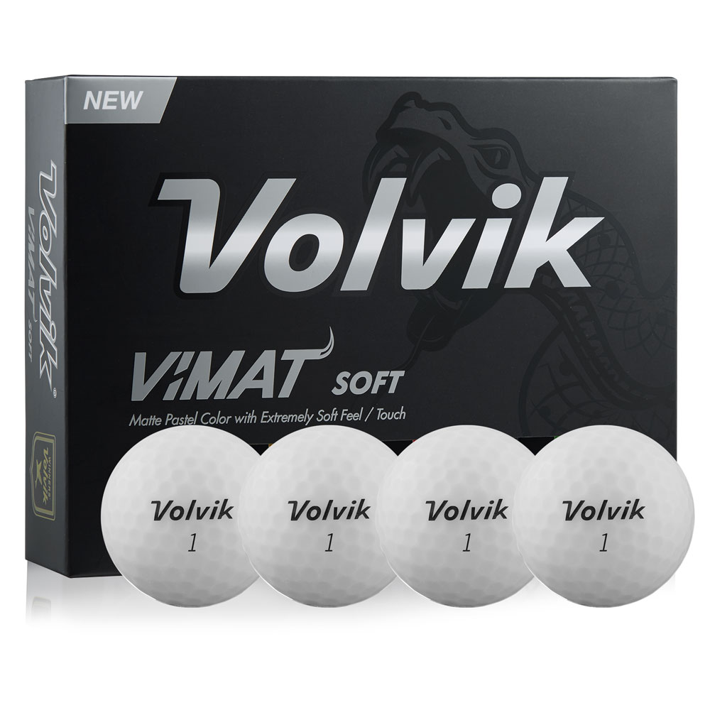 Volvik Vimat Soft Golf Balls White Dozen