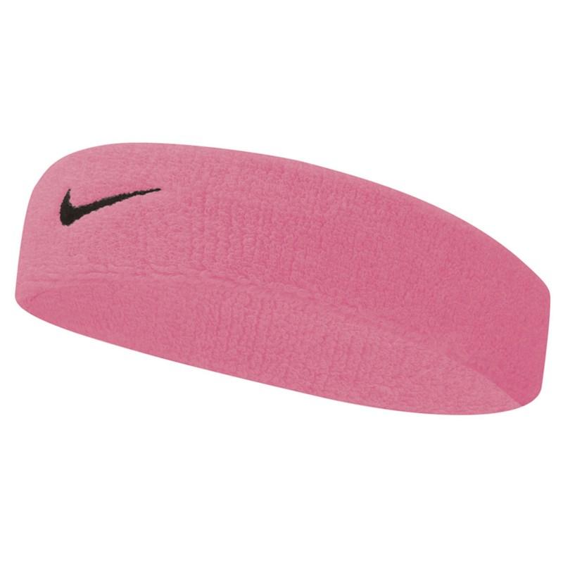 Nike Swoosh Headband Pink Gaze Oil Grey Rebel Sport