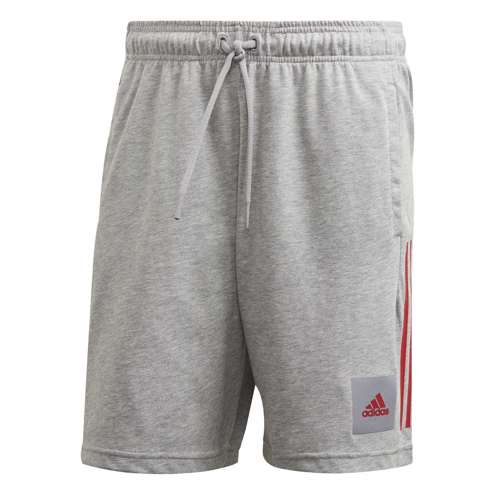 adidas grey jersey shorts