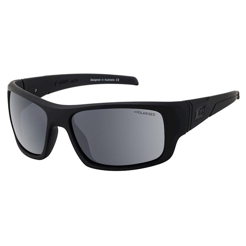 Dirty Dog Polarised Stray Satin Black Grey Rebel Sport