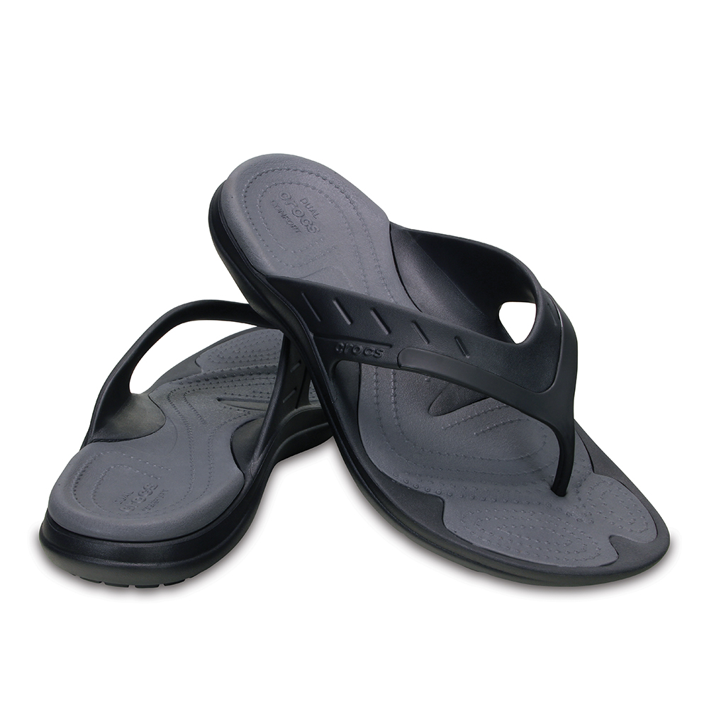 crocs men's modi sport flip flops