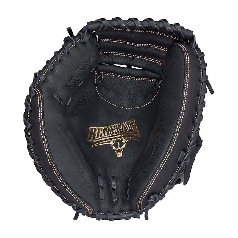 Rawlings Left Hand Renegade Catcher s Mitt Black 32.5inch Rebel Sport