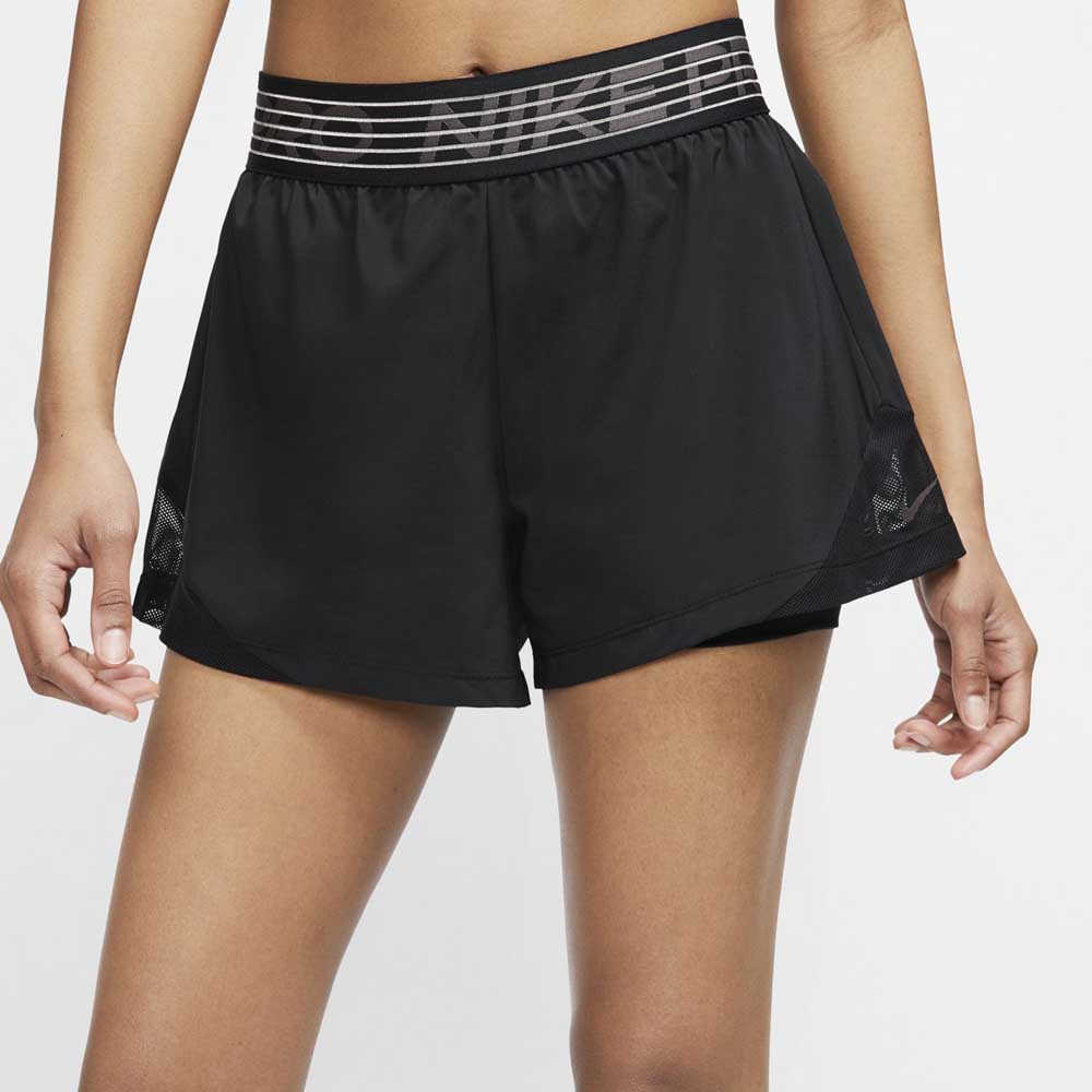 nike 2 in 1 woven shorts ladies