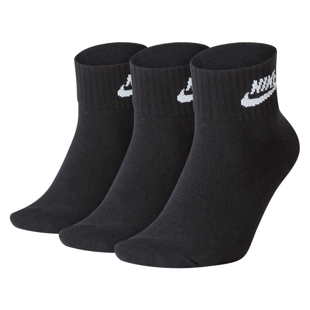 Nike Sportswear Everyday Essential Ankle 3 Pack Sock | Rebel Sport