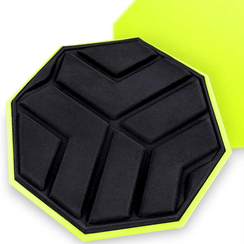 PTP Core Sliders Lime Black 2 Pack Rebel Sport