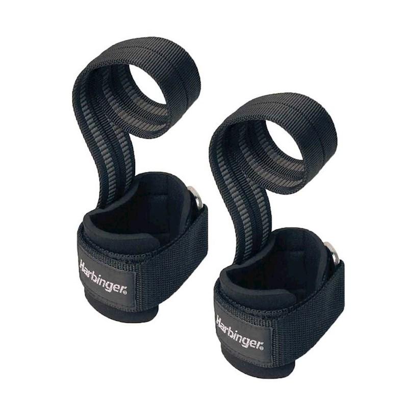 Harbinger Big Grip Pro Lifting Straps Black Rebel Sport