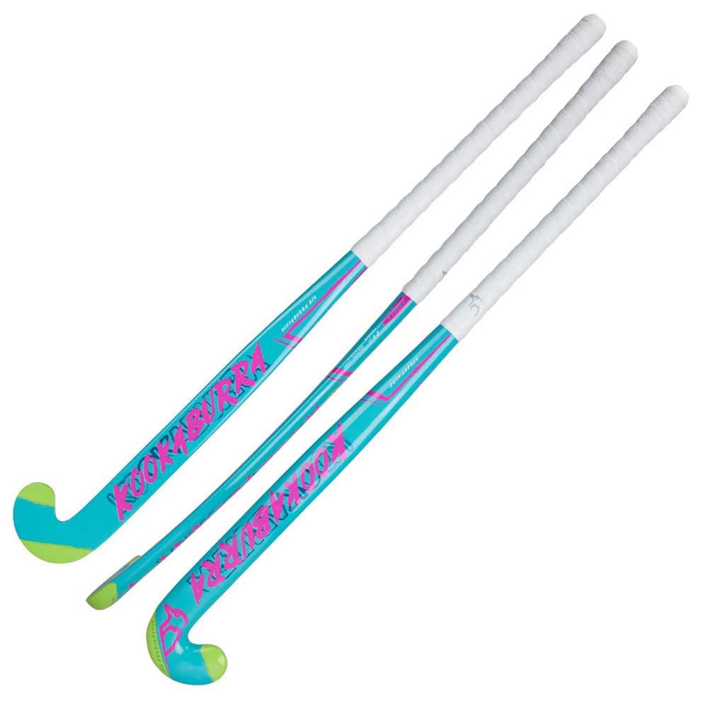 Kookaburra Street Hype Wooden Hockey Stick Teal/Pink 37.5 In