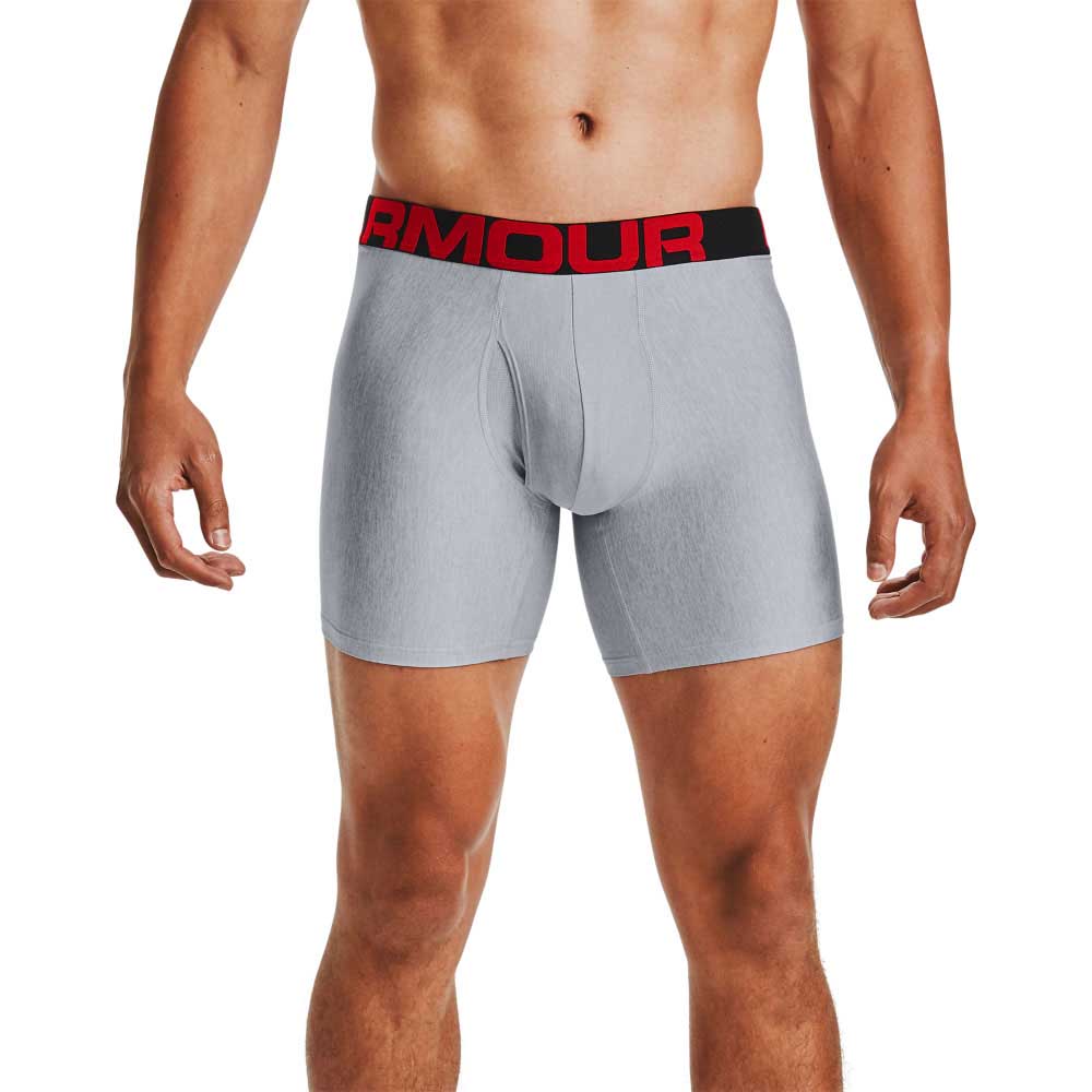 Black Sports Running Gym Breathable Under Armour Mens Tech 6IN Boxerjock 