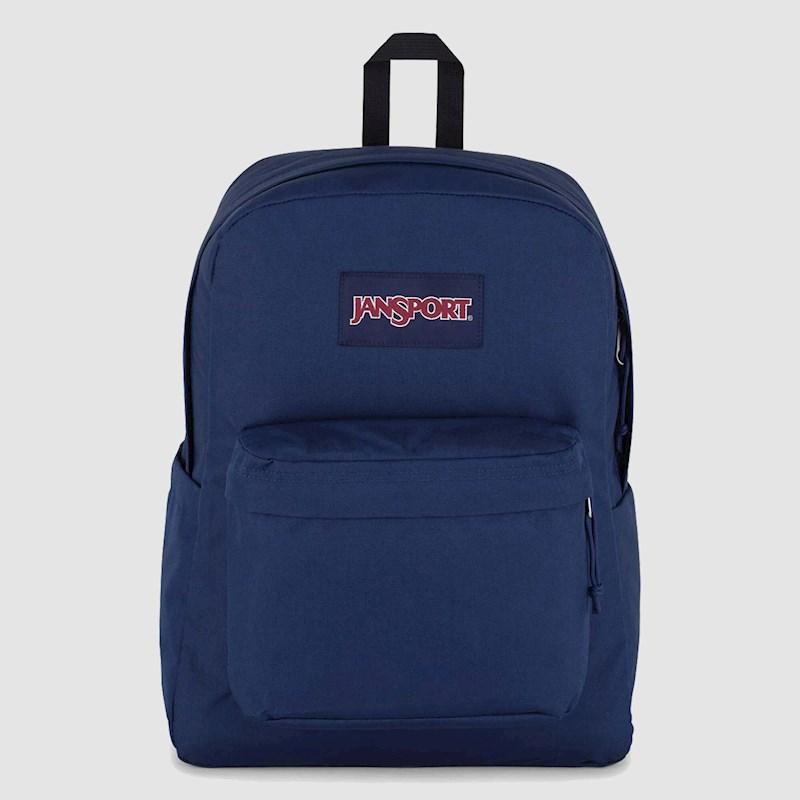 JanSport SuperBreak Plus Backpack Navy 26 Litres Rebel Sport