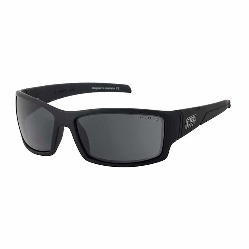Dirty Dog Polarised Defendor Sunglasses Satin Black Grey Rebel Sport