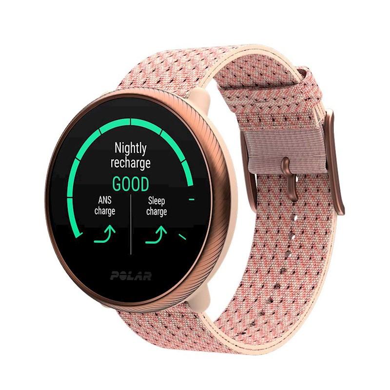 Polar Ignite 2 GPS Fitness Watch Textured Pink Rose One Size