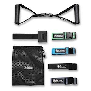 Gaiam Total Body Tone & Flex Kit 3 Premium Weave Flat Band