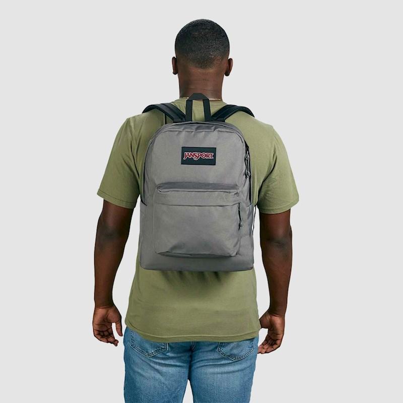 JanSport SuperBreak Plus Backpack Graphite Grey 26 Litres Rebel Sport