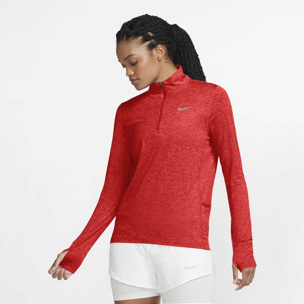 Nike Womens DriFit Element Run Half Zip Long Sleeve Top Rebel Sport