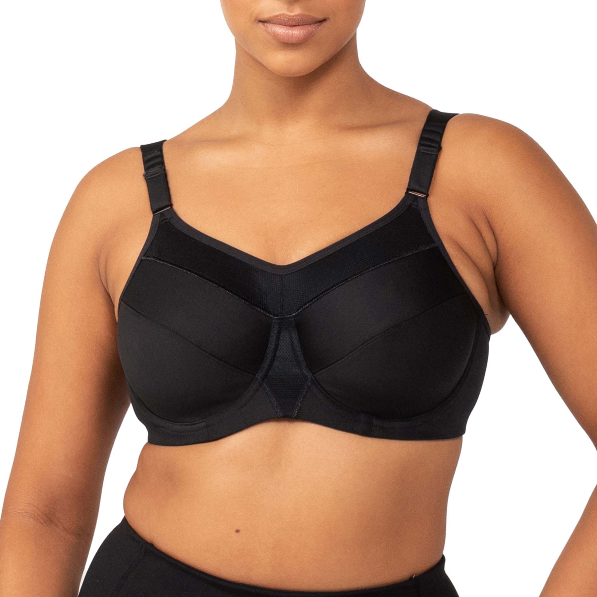 Triumph Women's Triaction Racerback Sports Bra - Black - Size 12D