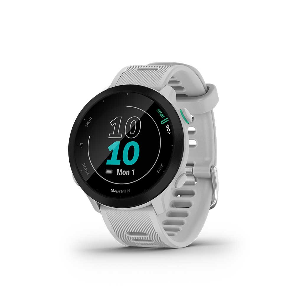 Garmin Forerunner 55 GPS Watch Whitestone