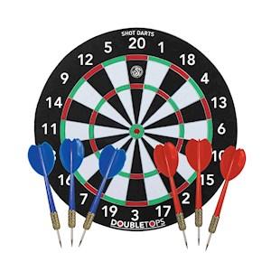 Shot Double Tops Dartboard Game Set