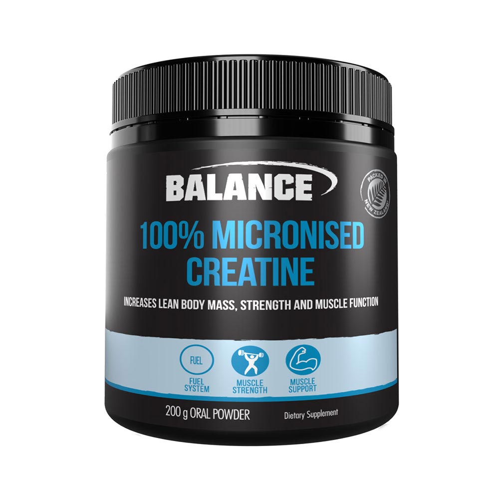 Balance 100% Pure Micronised Creatine 200g