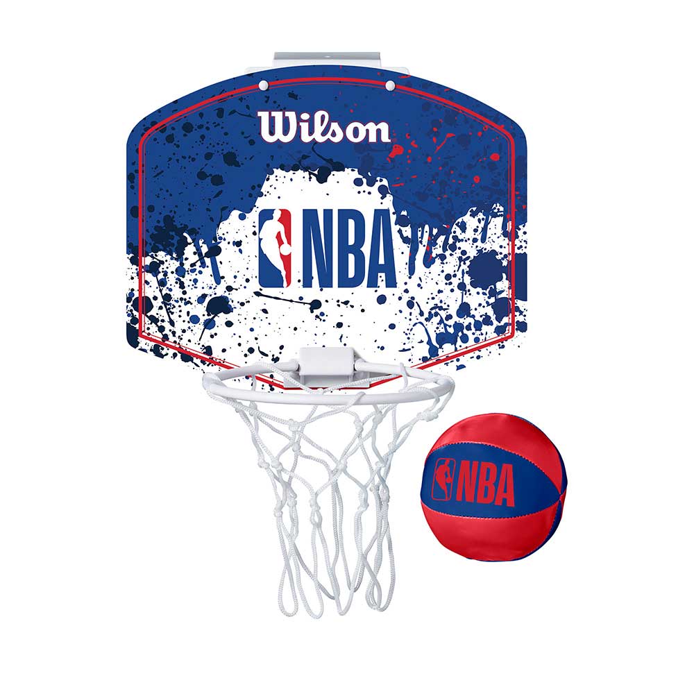 Wilson NBA Team Mini Hoop Red/White/Blue