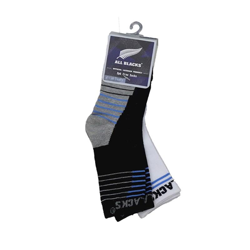 All Blacks Juniors Crew Socks 2 Pack | Rebel Sport