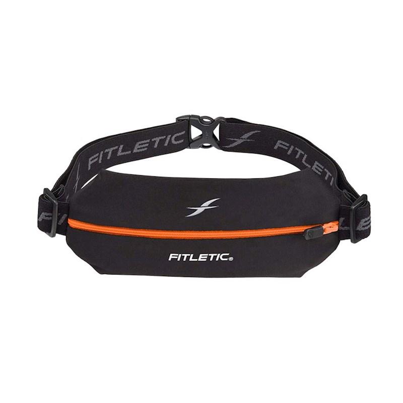 Fitletic Mini Sport Waist Pack Black / Orange Zip