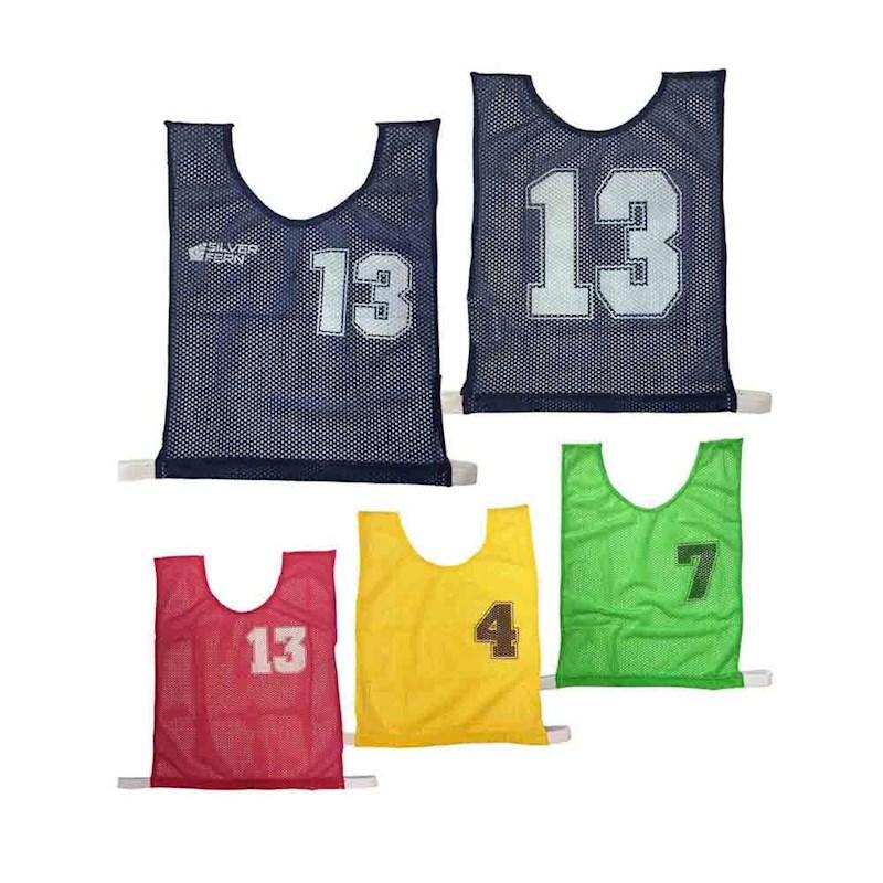 Silver Fern Basketball Numbered Bibs (4-13)