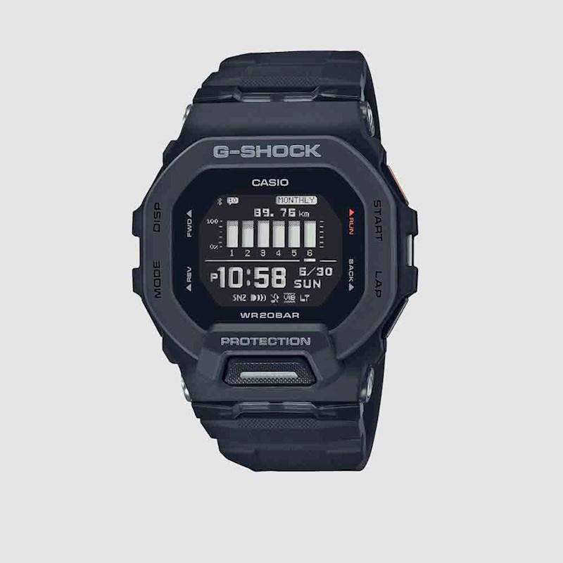 Casio G Shock GBD200 1D Digital Sports Watch Black Rebel Sport
