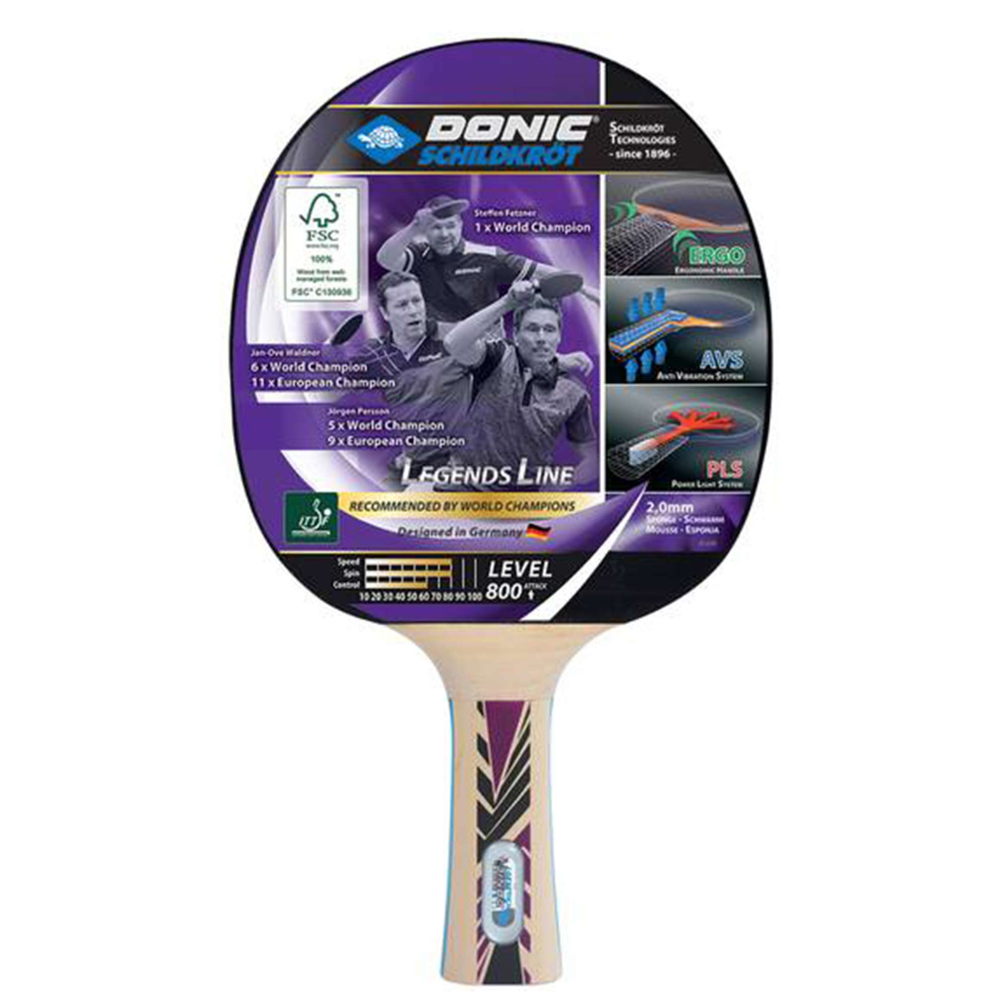 Donic Legends 800 Table Tennis Bat