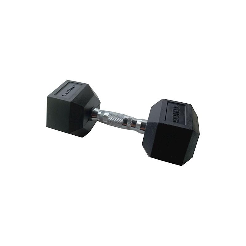 York Hexagonal Dumbbell 10kg Rebel Sport