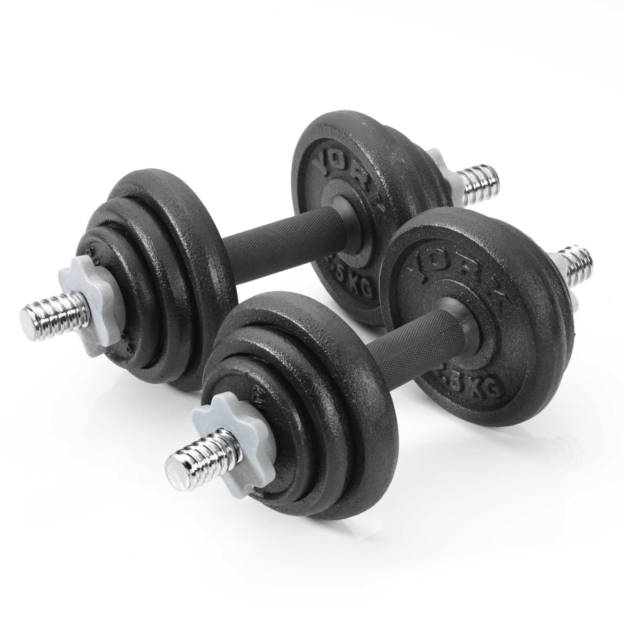 York Cast Plate Dumbbell Set 20kg