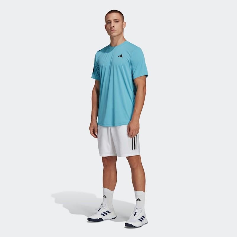 adidas Mens Club 3 Stripes 9 Inch Short